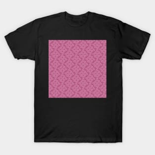 Gold Geometric Abstract Pattern T-Shirt